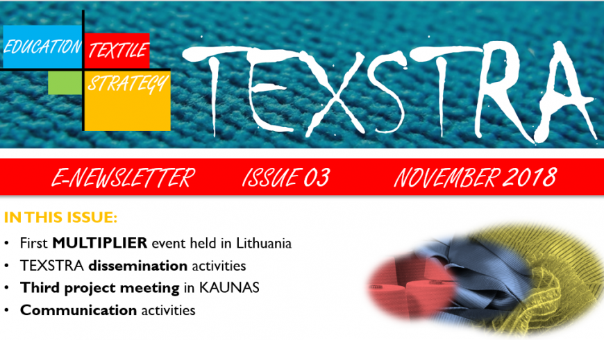 TEXSTRA releases its third newsletter